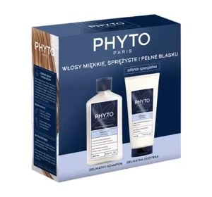 Phyto Douceur zestaw kosmetyków do pielęgnacji włosów delikatny szampon 250 ml + delikatna odżywka 175 ml