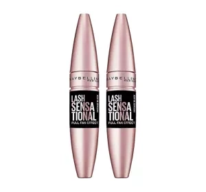 Maybelline Lash Sensational tusz do rzęs Intense Black 2 x 9,5 ml