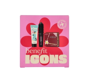 Benefit Cosmetics Icons Glam'n go! zestaw do makijażu bronzer Hoola 2,5 g + tusz do rzęs Badgal Bang! 4 g + baza The Porefessional 7,5 ml