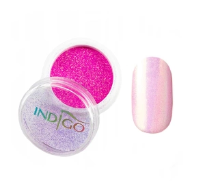 Indigo Efekt Syrenki pyłek na paznokcie Pastelowy Róż 2,5 g