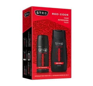 STR8 Red Code dezodorant spray 150 ml + żel pod prysznic 250 ml