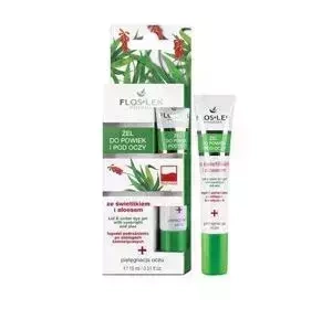 Floslek żel do powiek i pod oczy Świetlik, Aloes 15 ml