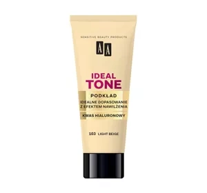 AA Ideal Tone perfekcyjnie dopasowujący się podkład do twarzy 103 Light Beige 30 ml