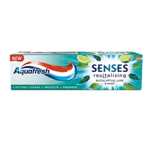 Aquafresh Senses pasta do zębów Eukaliptus Limonka Mięta 75 ml