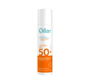 Oillan ochronna mgiełka przeciwsłoneczna do twarzy i ciała SPF50+ 75 ml