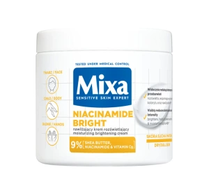 Mixa nawilżający krem rozświetlający z niacynamidem 400 ml