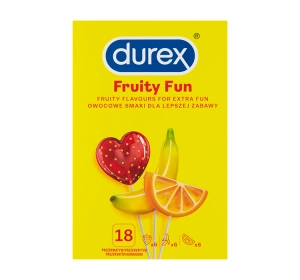 Durex Fruity Fun prezerwatywy smakowe 18 szt