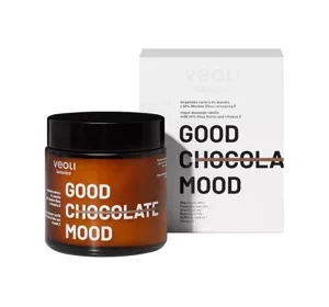 Veoli Botanica Good Chocolate Mood wegańska świeca do masażu 100 ml