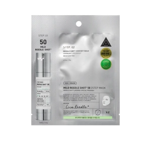 VT Cosmetics Cica x Hyalon Mild Reedle Shot 50 zabieg ujędrniający z technologią mikroigieł ampułka 1,5 g + maska w płachcie 20 g