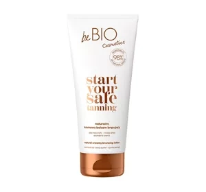 Bebio Start Your Safe Tanning naturalny kremowy balsam brązujący 200 ml