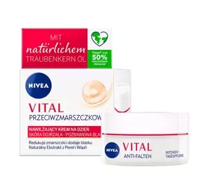NIVEA Vital przeciwzmarszczkowy nawilżający krem na dzień do skóry dojrzałej 50 ml