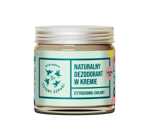 Mydlarnia Cztery Szpaki naturalny dezodorant w kremie z dodatkiem sody Cytrusowo-Ziołowy 60 ml