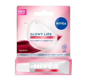 NIVEA Glow Lips balsam do ust SPF30 Berry 10 ml