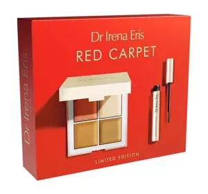 Dr Irena Eris Red Carpet zestaw do makijażu paletka Design&Define 20 g + tusz do rzęs Lashes Growth 9 ml