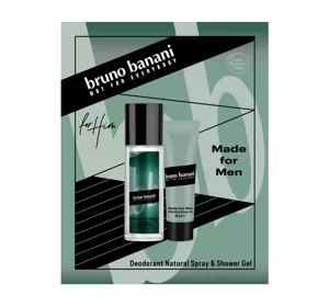 Bruno Banani Made for Men dezodorant spray 75 ml + żel pod prysznic 50 ml
