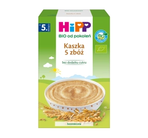 HIPP Bio kaszka bezmleczna 5 zbóż po 5 miesiącu 200 g