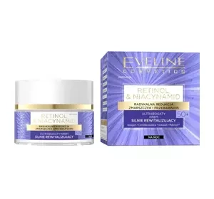 Eveline Cosmetics Retinol & Niacynamid 50+ ultrabogaty krem silnie rewitalizujący 50 ml