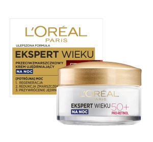 L'Oréal Paris Ekspert Wieku przeciwzmarszczkowy krem ujędrniający na noc 50+ 50 ml