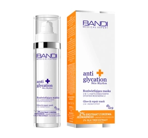 Bandi Professional Anti Glycation rozświetlająca maska 2w1 do twarzy 50 ml