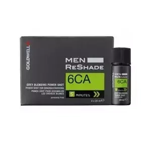 GOLDWELL MEN RESHADE ODSIWIACZ DO WŁOSÓW DLA MĘŻCZYZN 6CA COOL ASH DARK BLONDE 4X20ML