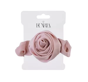 eCarla ozdobna gumka do włosów z różą GUM163R Różowa