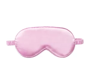 eCarla satynowa maska do spania OPK10CR Ciemny Róż