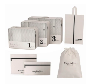 eCarla zestaw kosmetyczek i organizatorów KS142LK 7 sztuk