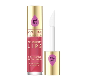 Eveline Cosmetics Celebrity Lips High Gloss Lip Oil Serum olejek-serum do ust 04 Red 5 ml