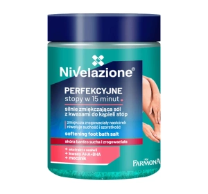 Nivelazione silnie zmiękczająca sól z kwasami do kąpieli stóp 350 g