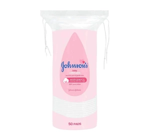 Johnson's Baby bawełniane płatki kosmetyczne dla niemowląt 50 sztuk