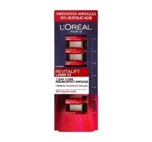 L'Oréal Paris Revitalift Laser X3 7-dniowa kuracja w ampułkach o efekcie peelingu 7 ml