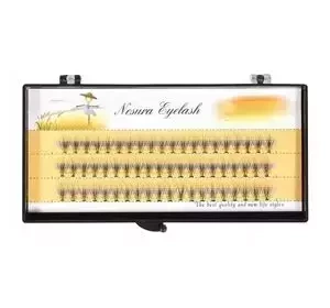 Nesura jedwabne sztuczne rzęsy w kępkach 11mm