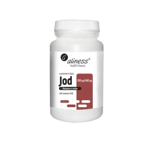 Aliness suplement diety Jod (jodek potasu) 200 µg/400 µg 200 tabletek