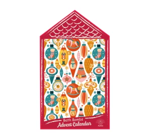 Aurora Advent Calendar X Mas Bombs kalendarz adwentowy musujące kule do kąpieli 12 x 30 g