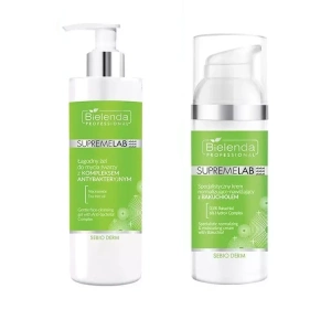 Bielenda Professional Supremelab Sebio Derm zestaw żel do twarzy 200 g + krem 50 ml