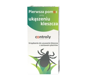 Controly urządzenie do usuwania kleszcza z zestawem plastrów