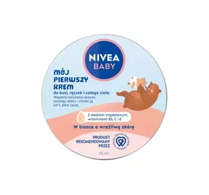 NIVEA BABY mój pierwszy krem do buzi rączek i całego ciała 75ml