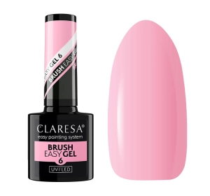 Claresa Brush Easy Gel budujący żel do paznokci w butelce 6 5 g