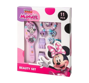 Disney Junior Minnie Beauty Set zestaw do włosów dla dzieci 11 sztuk