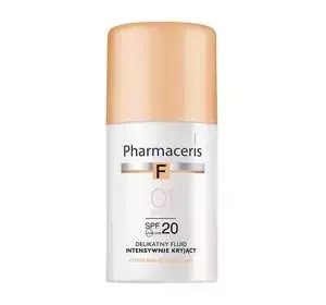 Pharmaceris F Coverage Correction delikatny fluid intensywnie kryjący SPF20 01 Ivory 30 ml