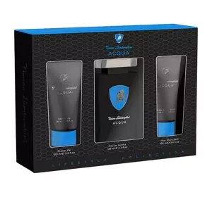 Tonino Lamborghini Acqua woda toaletowa 125 ml + żel pod prysznic 100 ml + balsam po goleniu 100 ml
