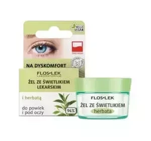Floslek żel do powiek i pod oczy Świetlik Lekarski i Zielona Herbata 10 g
