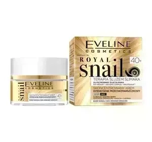 Eveline Cosmetics Royal Snail Terapia Śluzem Ślimaka 40+ przeciwzmarszczkowy krem na dzień i noc 50 ml
