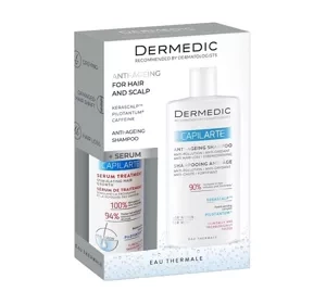 Dermedic Capilarte zestaw dermokosmetyków do włosów szampon 300 ml + serum-kuracja 150 ml