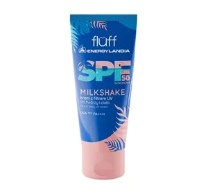 Fluff Energylandia krem z filtrem UV do twarzy i ciała SPF50 Milkshake 100 ml