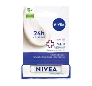 NIVEA pielęgnująca pomadka do ust SPF15 Med Repair 4,8 g