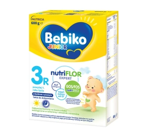 Bebiko NutriFlor Expert 3R odżywcza formuła na bazie mleka z kleikiem ryżowym po 1 roku życia 600g