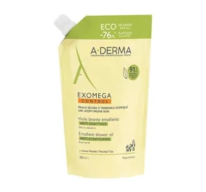 A-Derma Exomega Control olejek emolient pod prysznic przeciw drapaniu Refill 500 ml