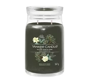 Yankee Candle Signature duża świeca zapachowa Silver Sage & Pine 567 g
