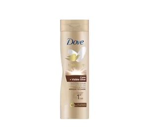Dove Body Love Care + Visible Glow Self-Tan Lotion brązujące mleczko do ciała skóra średnia 250 ml